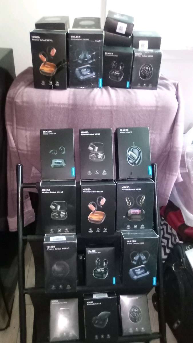 Miniso and Erazer wireless earbuds