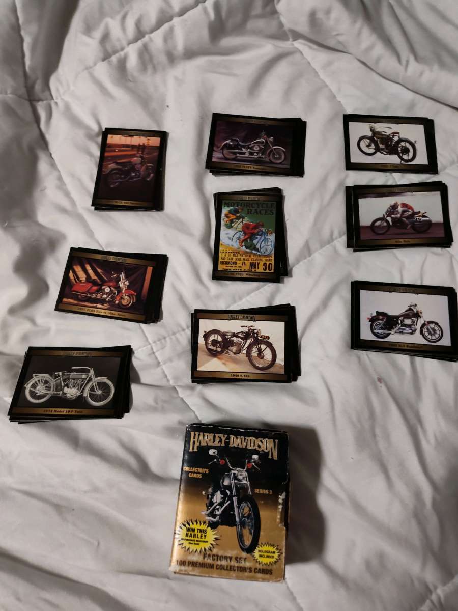 Harley Davidson collector cards