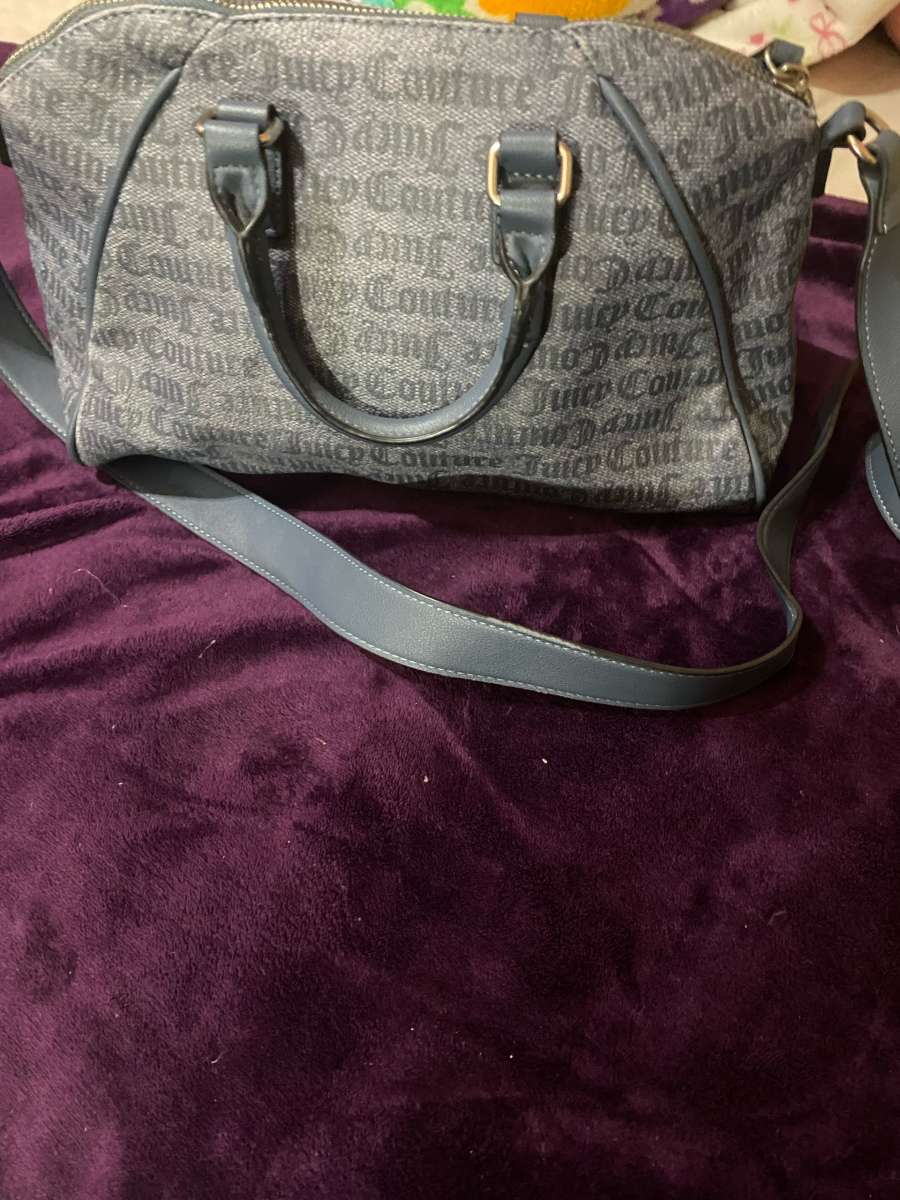 juicy couture denim eastside westside satchel bag