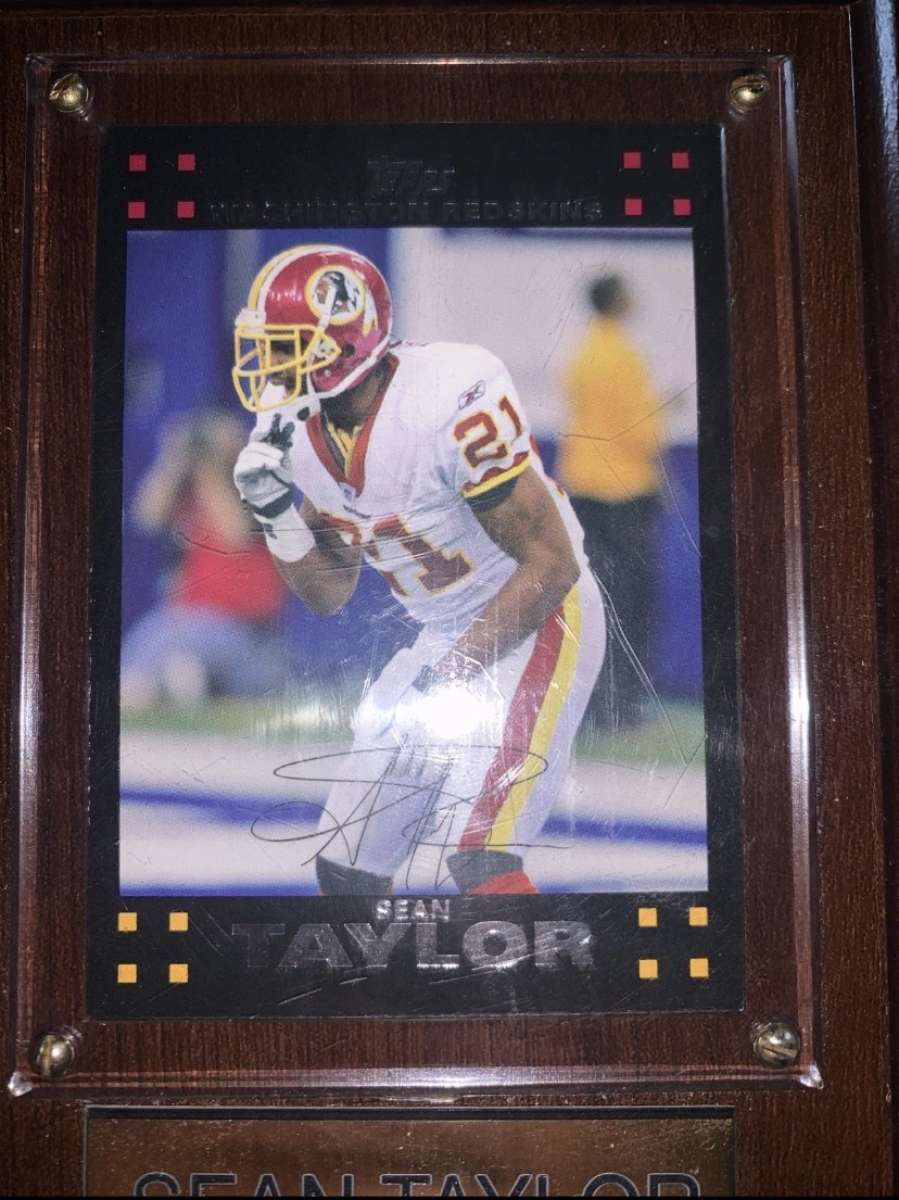Sean taylor plaque