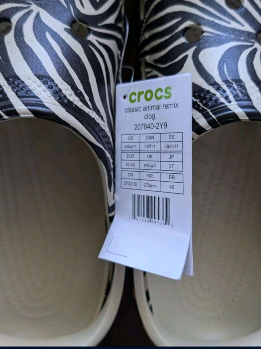 Crocs animal print
