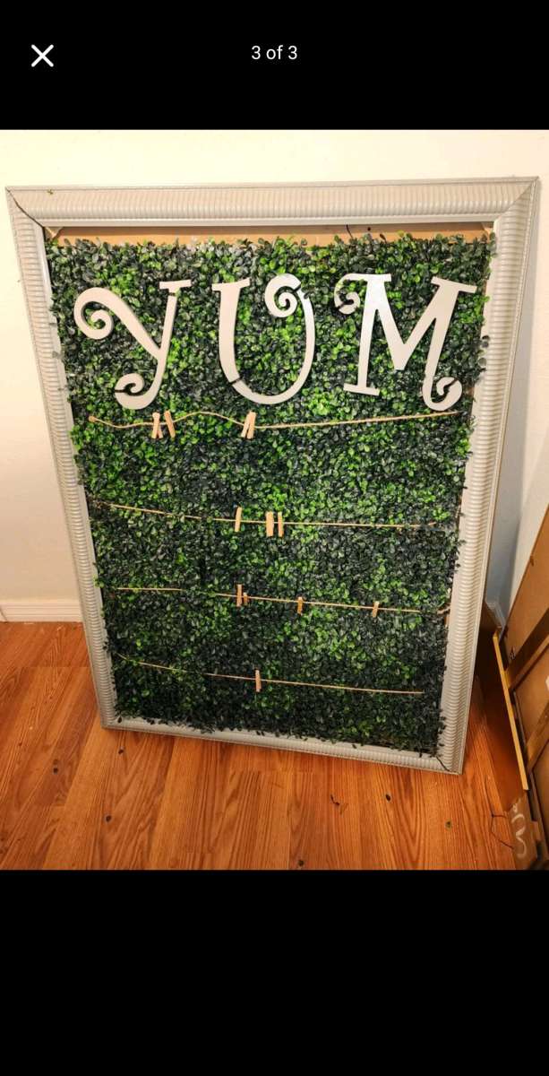 XL decorative framed YUM Wedding Decor