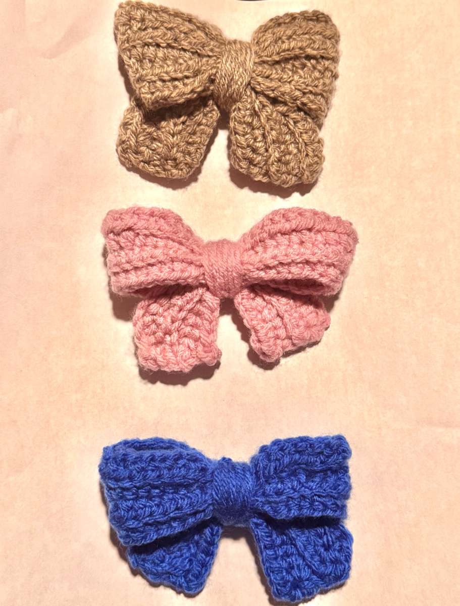 Handmade Crochet Hairbow