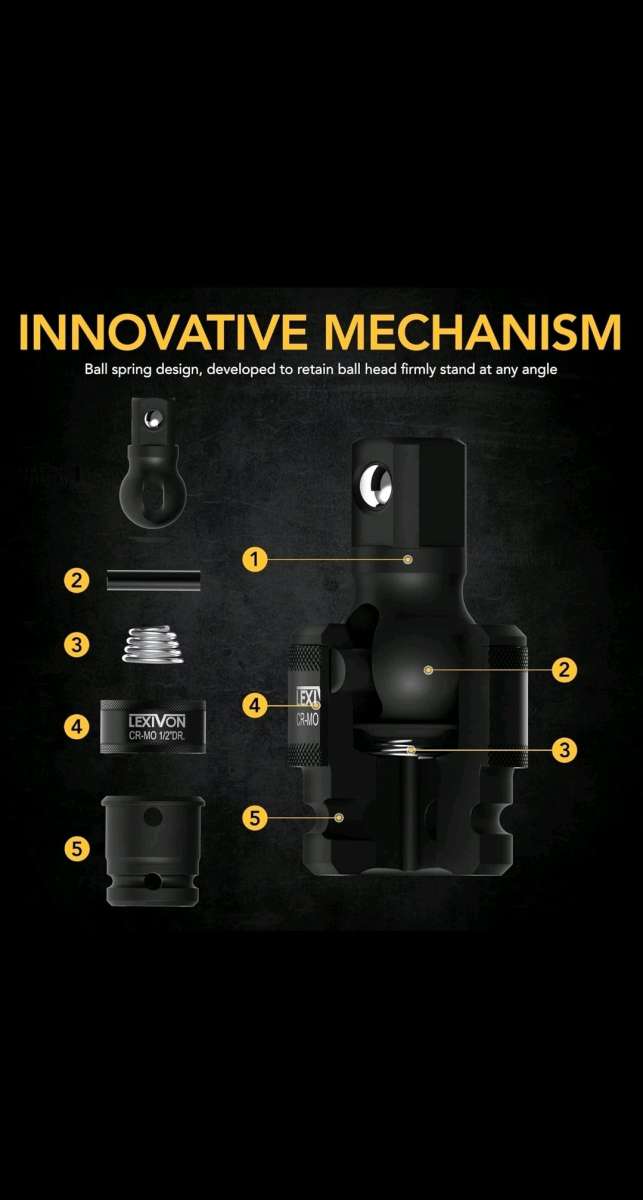 Joint Socket Swivel SetBall Spring Design