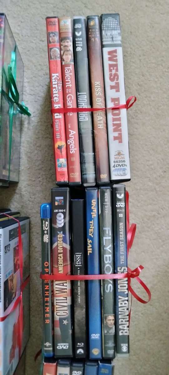 60 Movie DVDS
