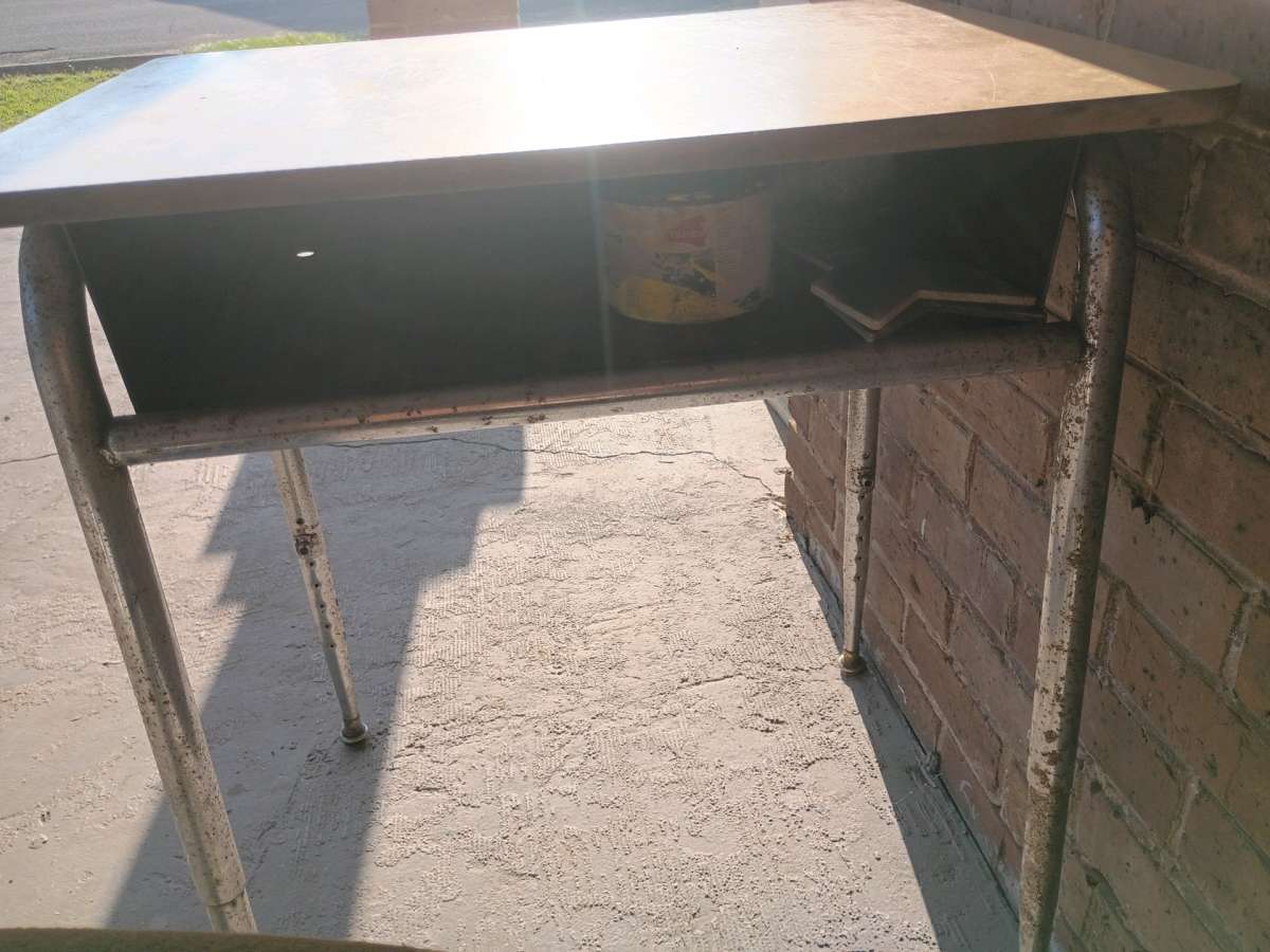 school desk with 2 chairs and office desk