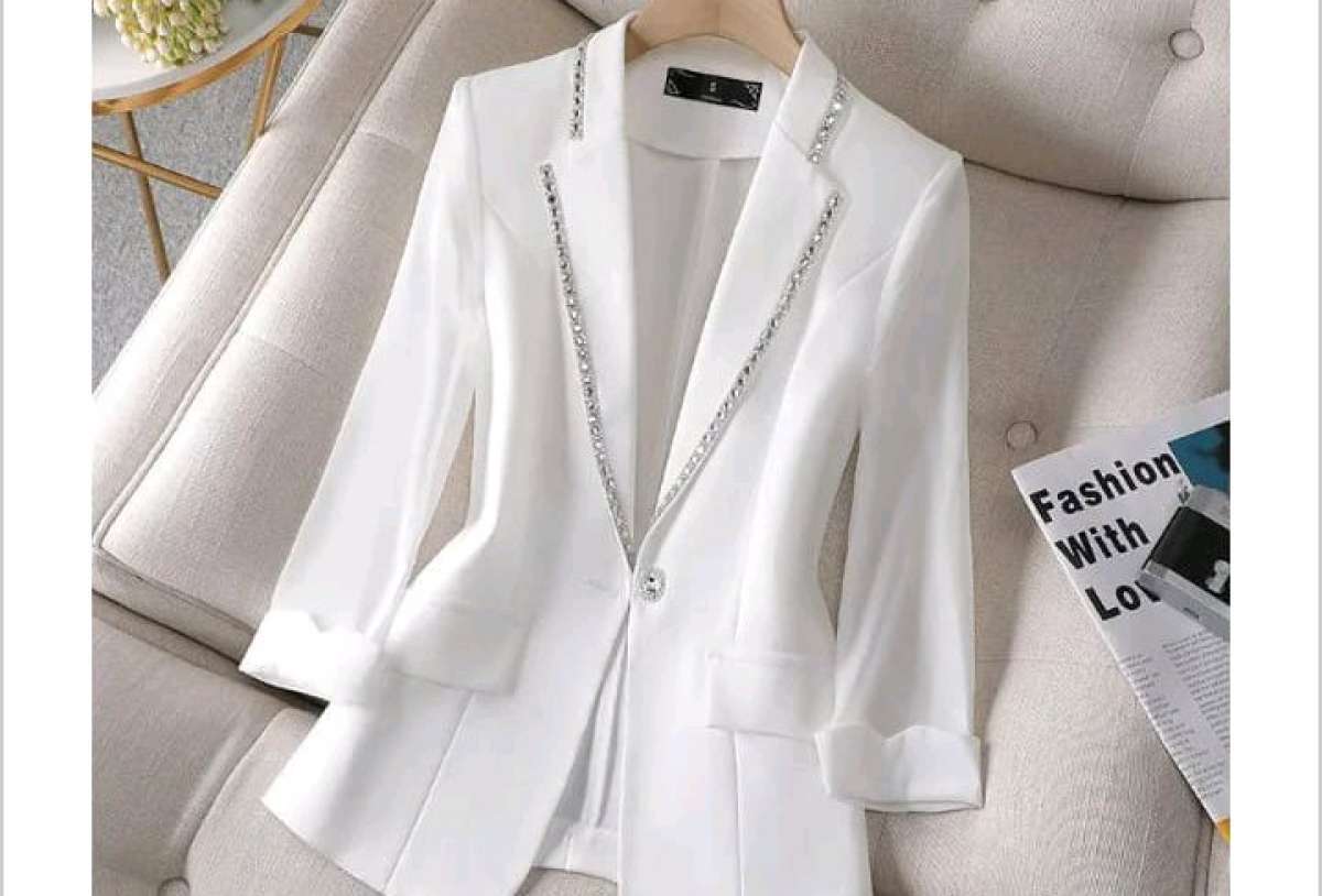 light Weight white Blazer