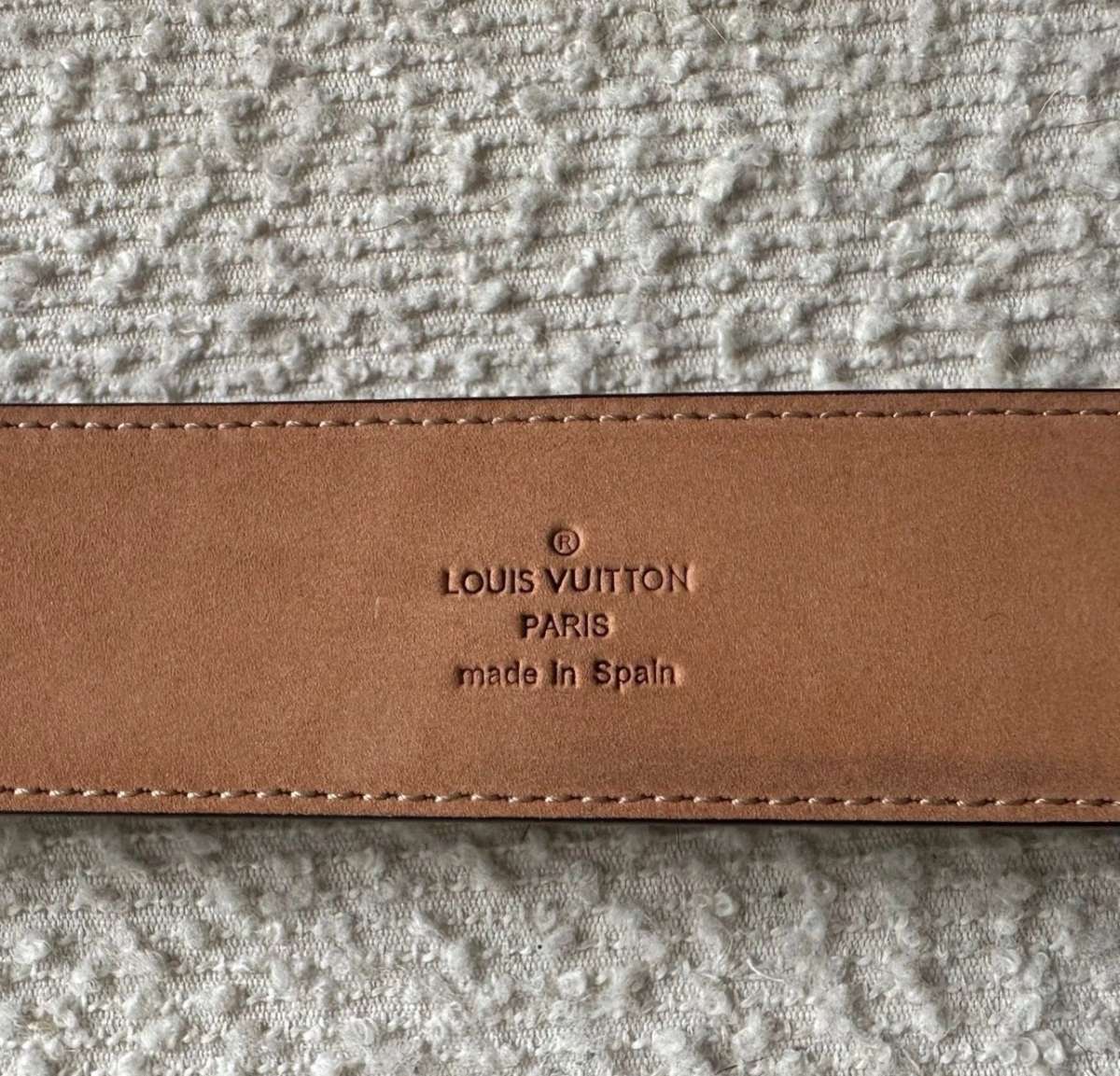 authenticated Lv belt