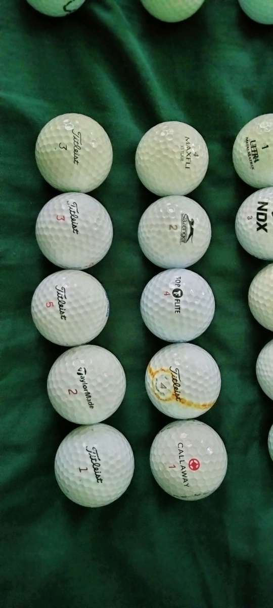 Assorted Used Golf Balls