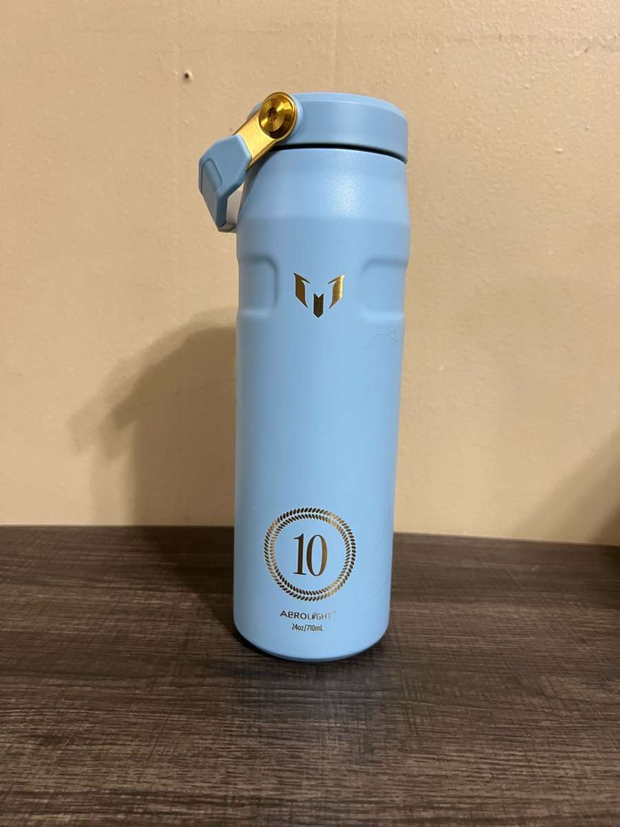 MESSI X STANLEY 1913ICEFLOW FLIP STRAW20 BOTTLE
