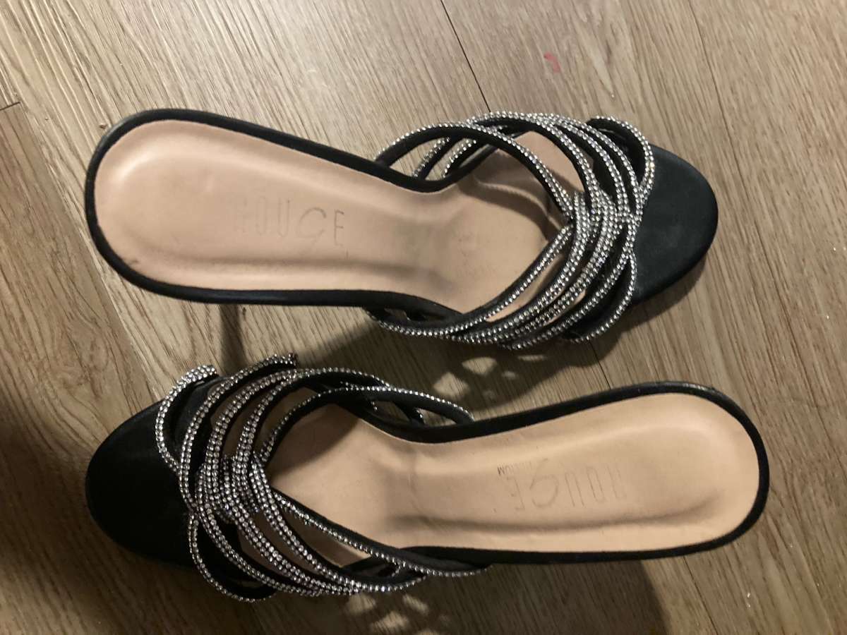 glittery heels