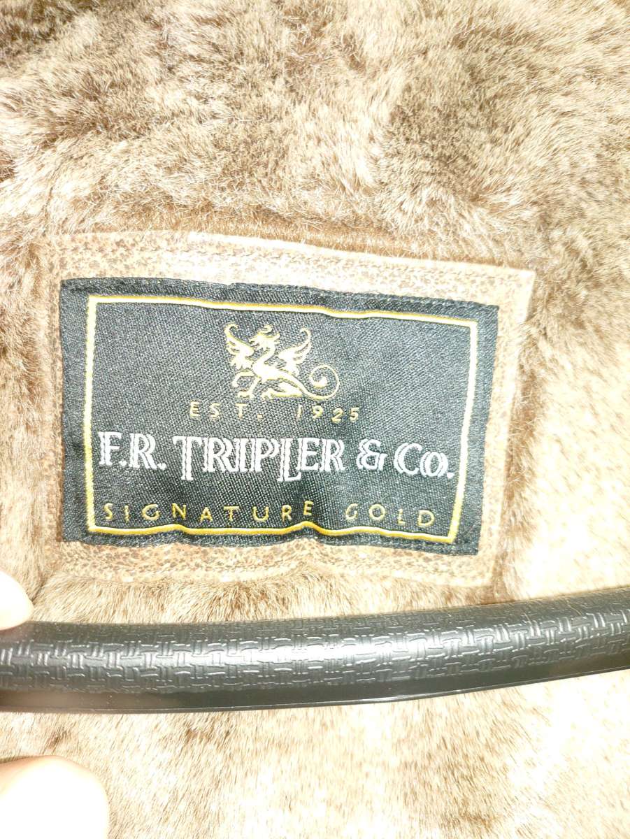 F R Tripler Genuine Leather Coat