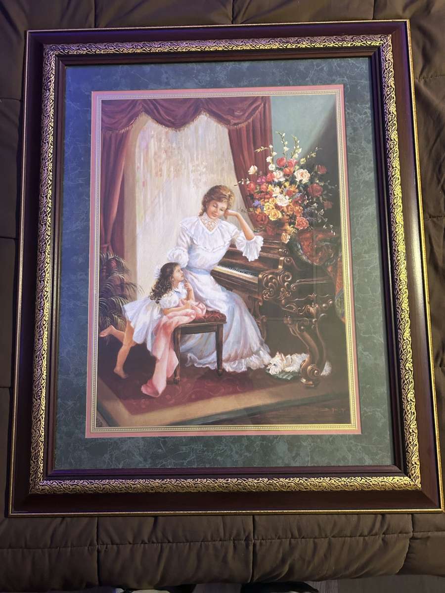 large original vintage painting