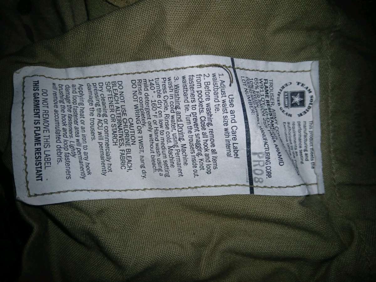 us army issued pants