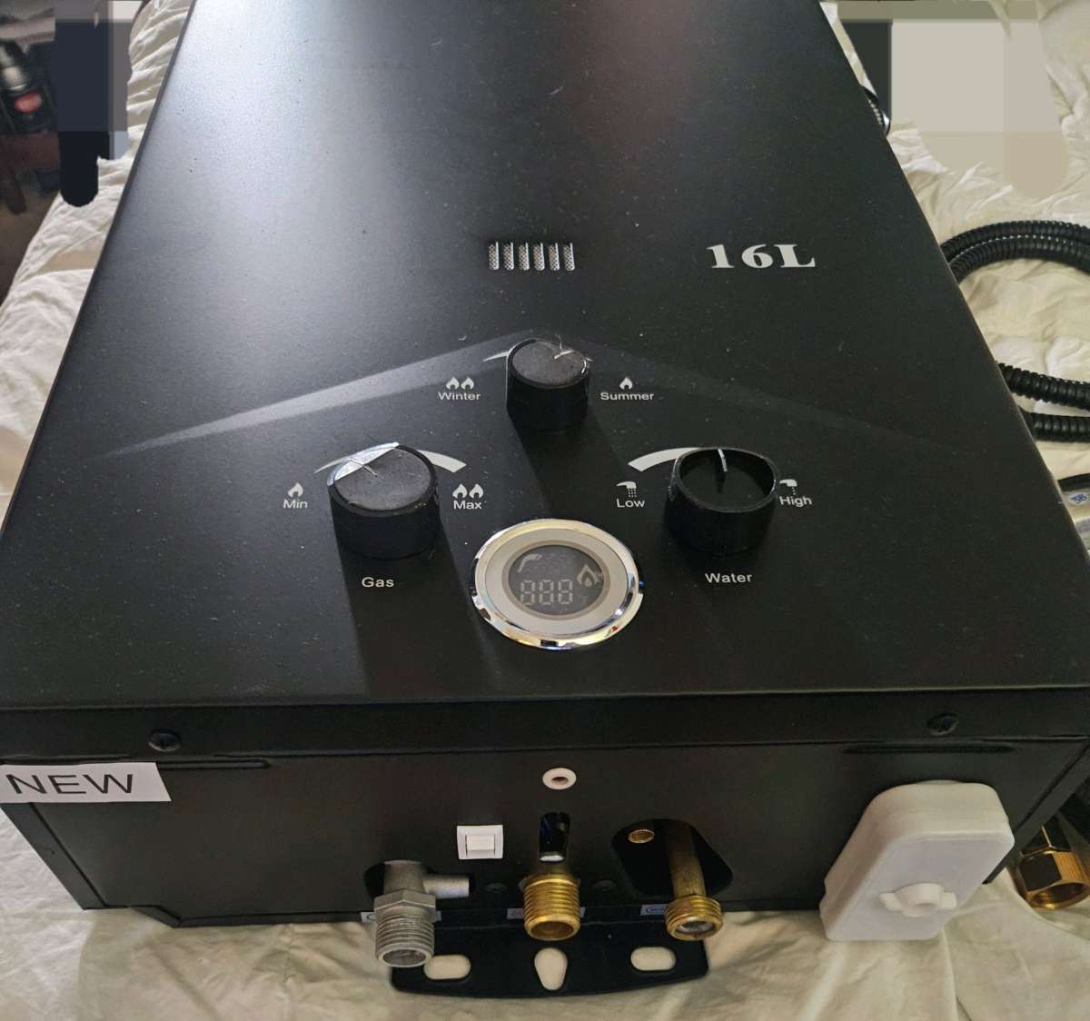 portable tankless gas water heater