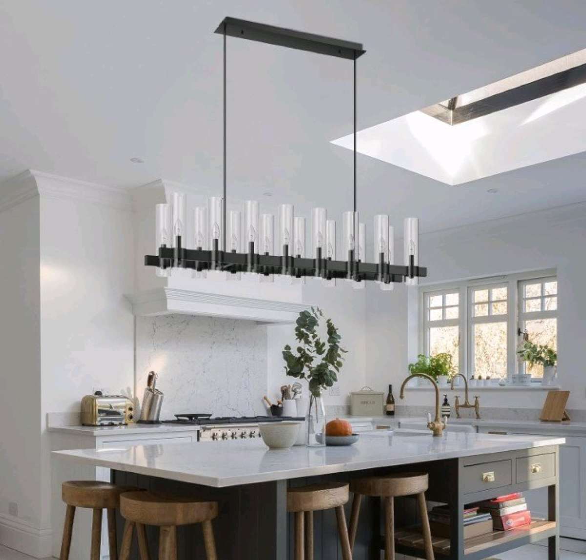 Modern 54 in Chandelier New in Box