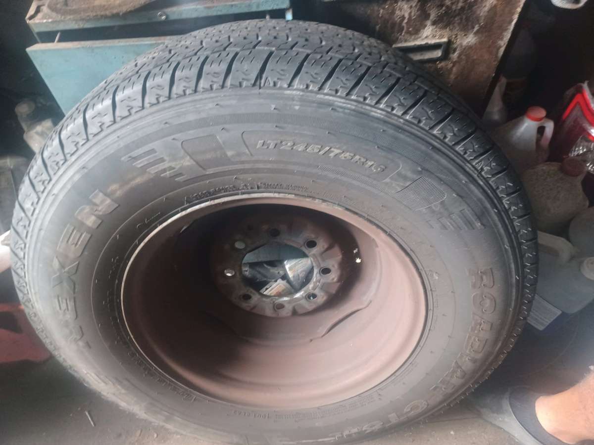 tires  245 75 17 LT 3 tires available like  new