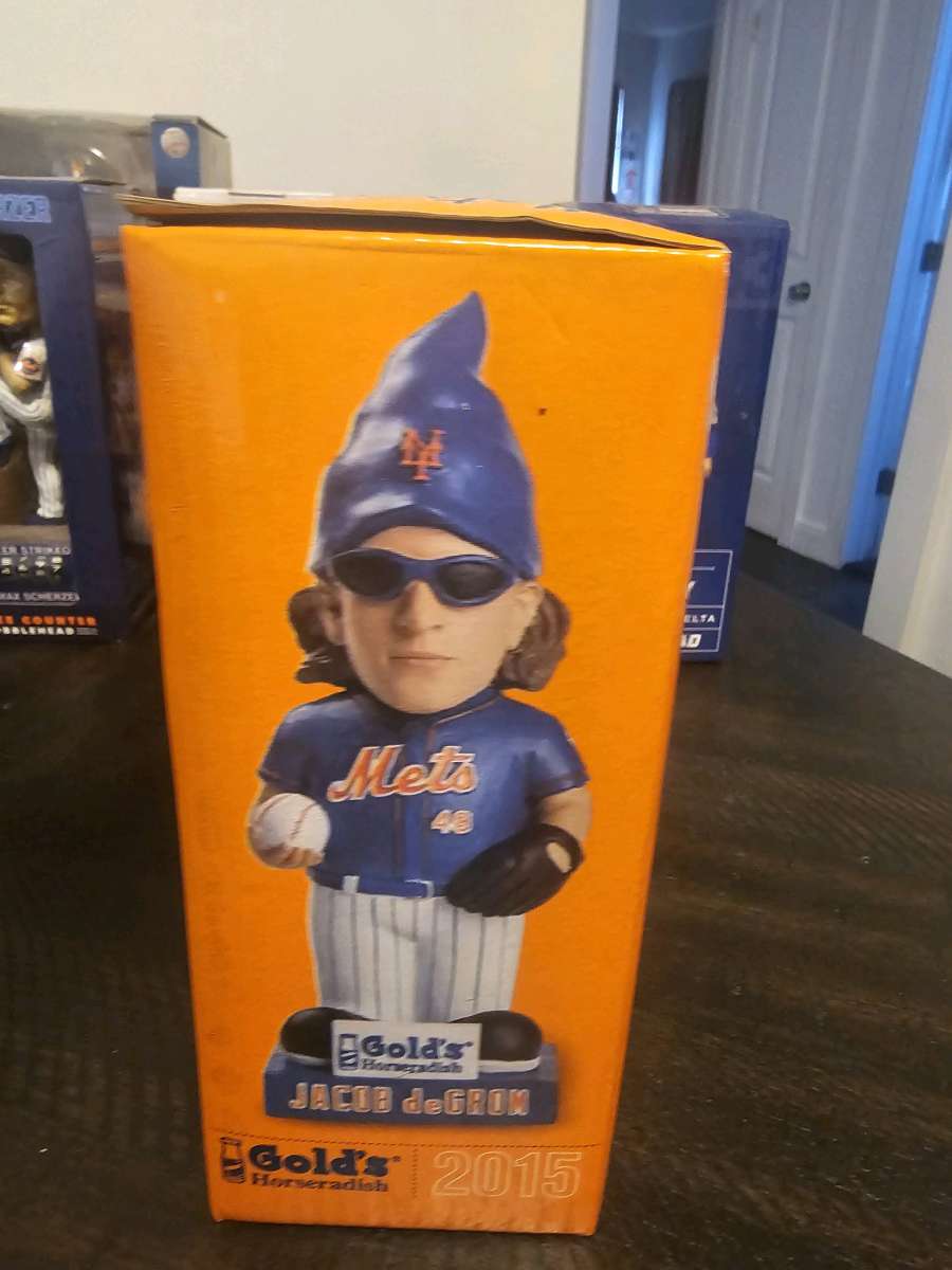 NY Mets Jacob deGrom Garden Gnome