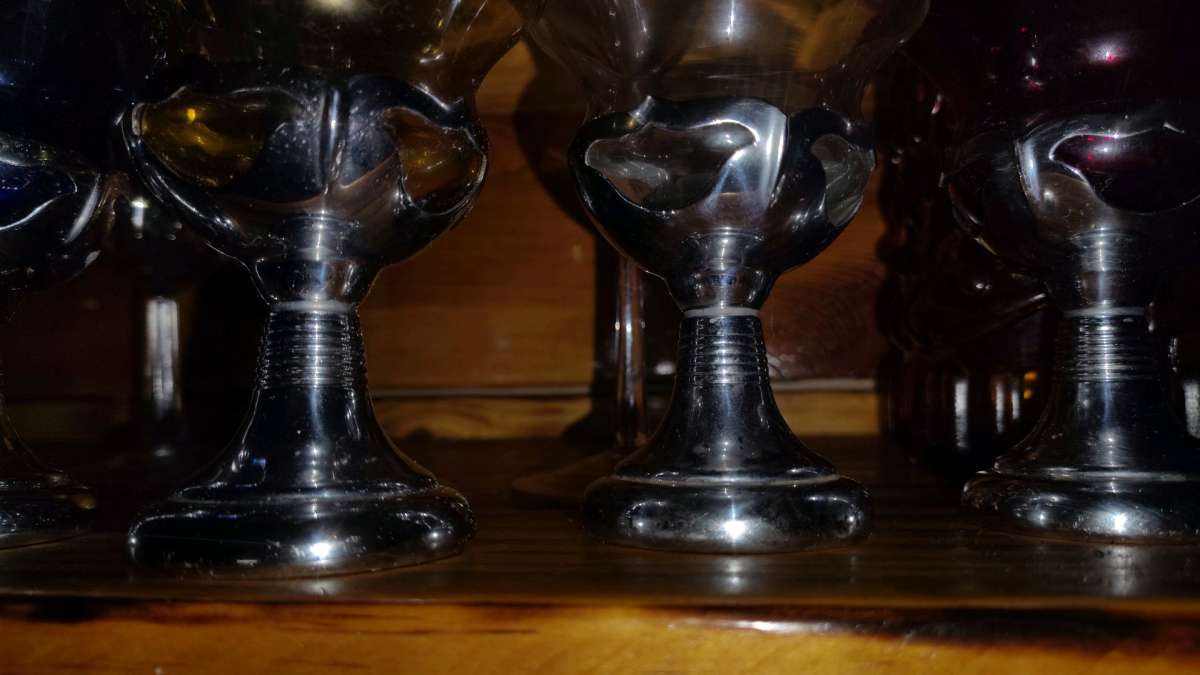 the antique ceremony ritual glasses the red one for 700 alon