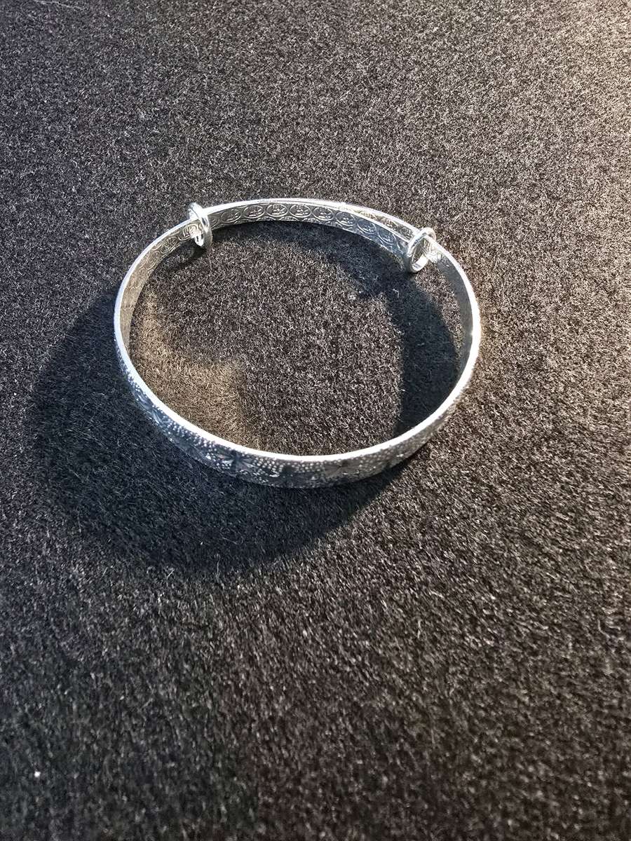 999 Sterling Silver Shining Star Bracelet