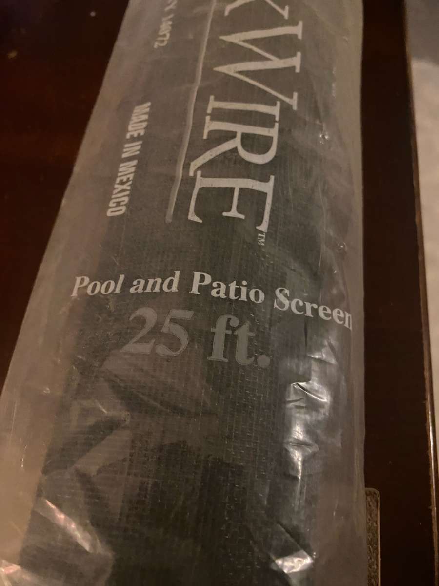 Pool and Patio Mesh Screening 6x25