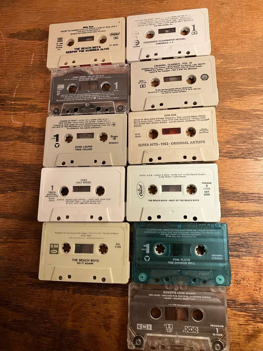 all kinds of music tapes
