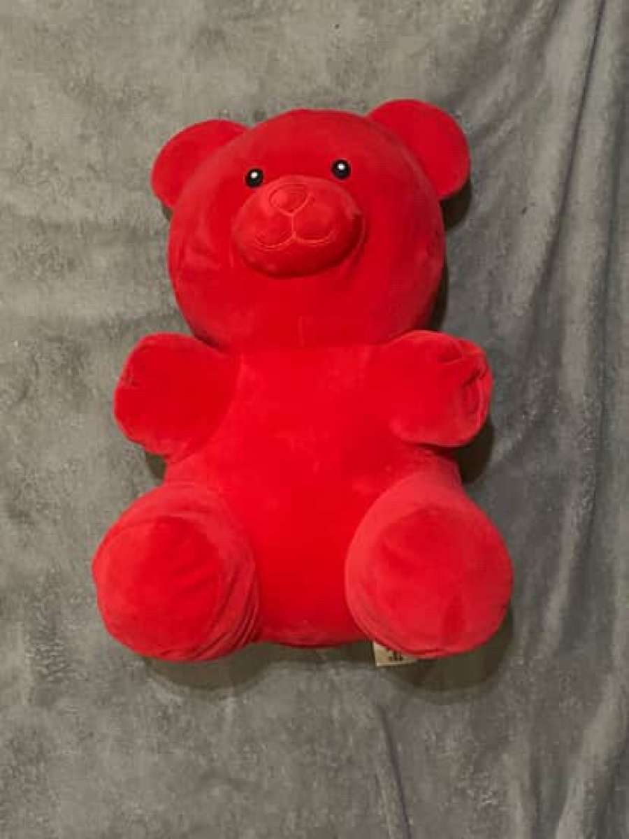 red stuffed bear
