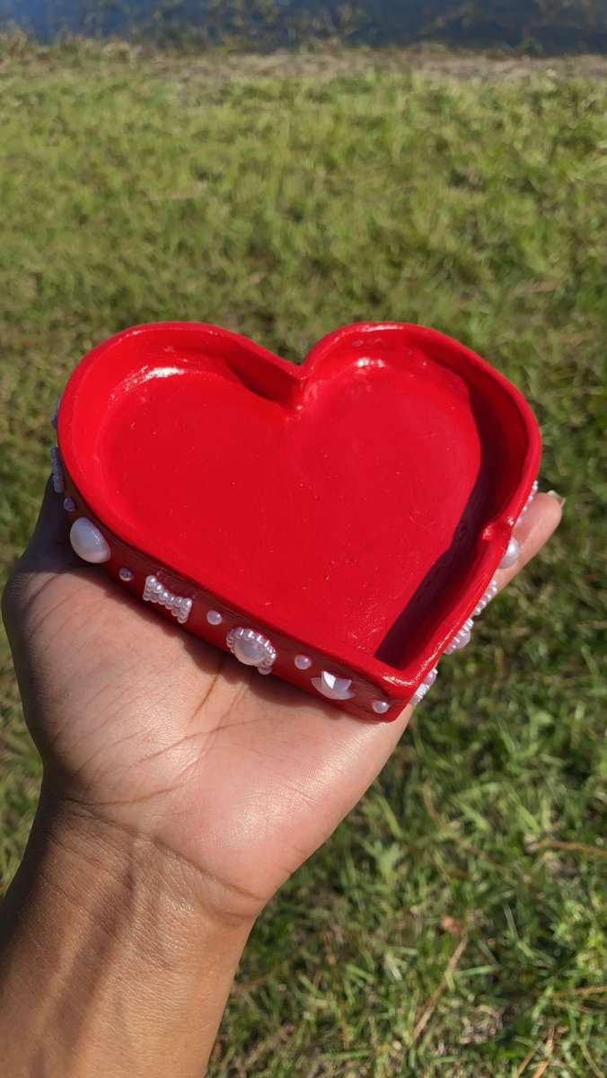 Pearl Heart Ashtray