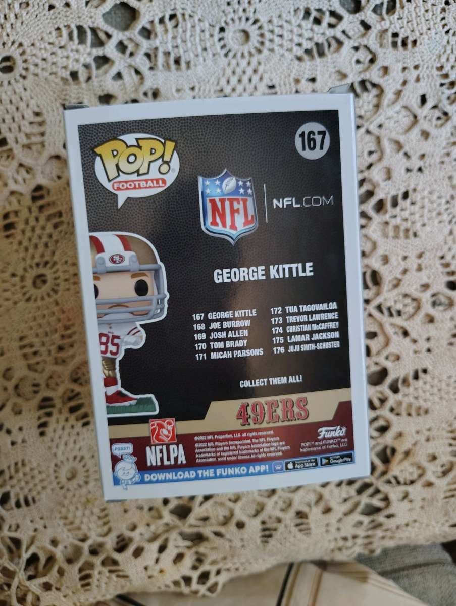 selling 49ers player George kittle Funko Pop