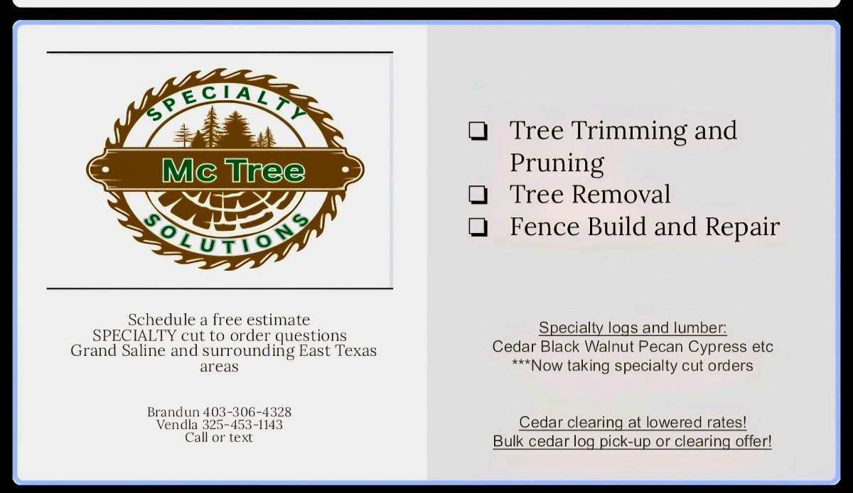 Tree Removal and Specialty Solutions