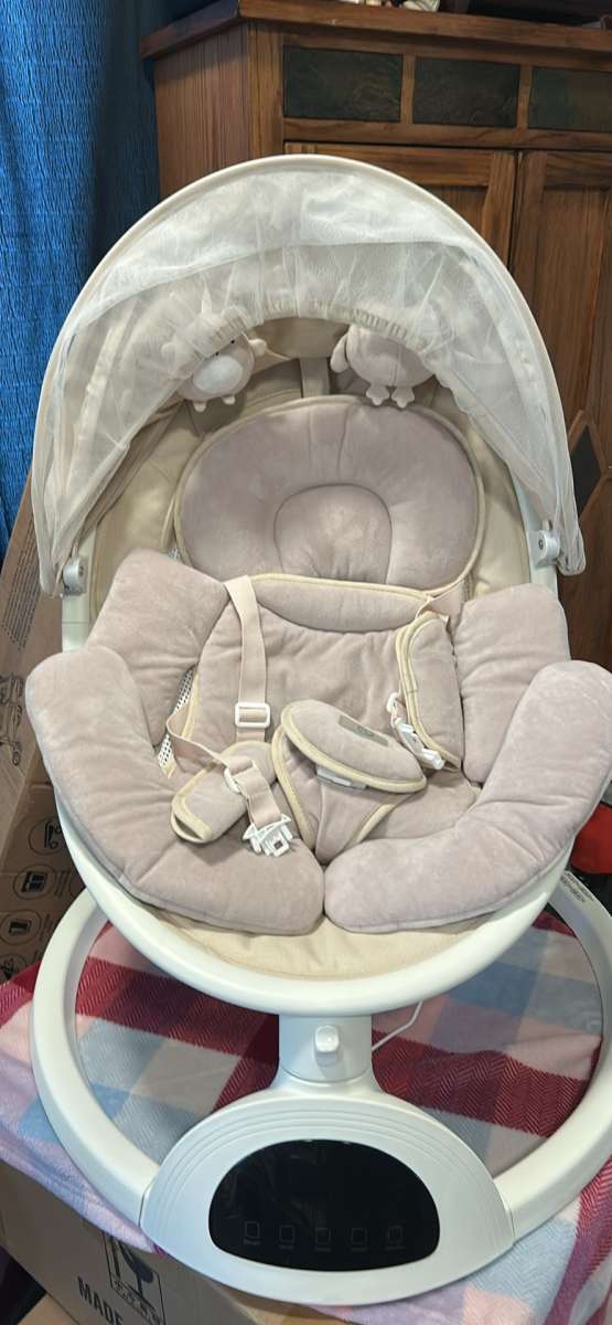 Baby swing new 2 double strollers Brand new head massager