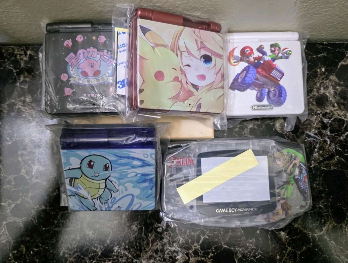 Gameboy advance sp shells