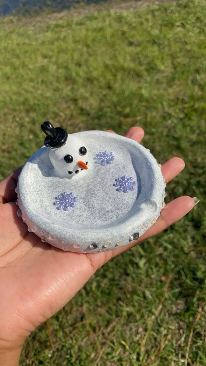 Snowman Ashtray