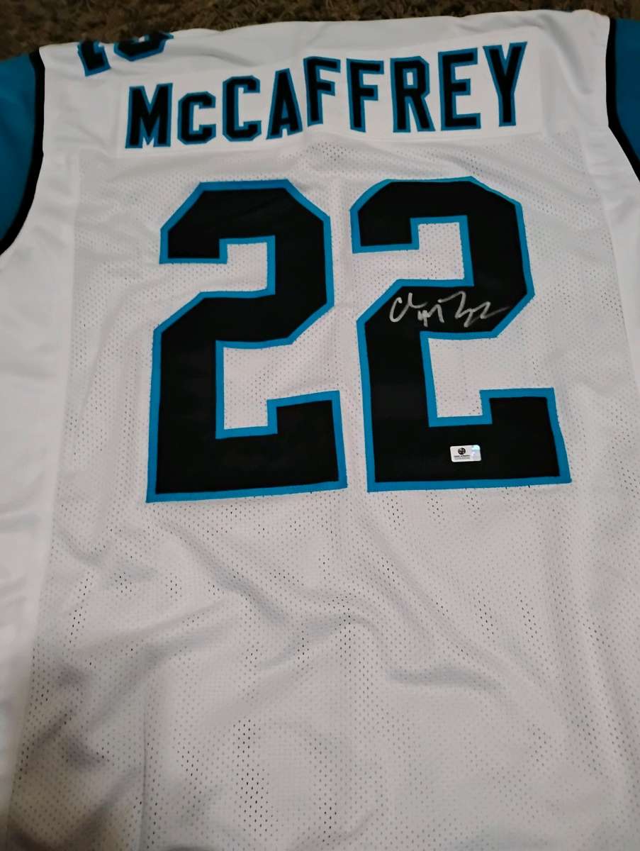 Autographed Christian McCaffrey Jersey