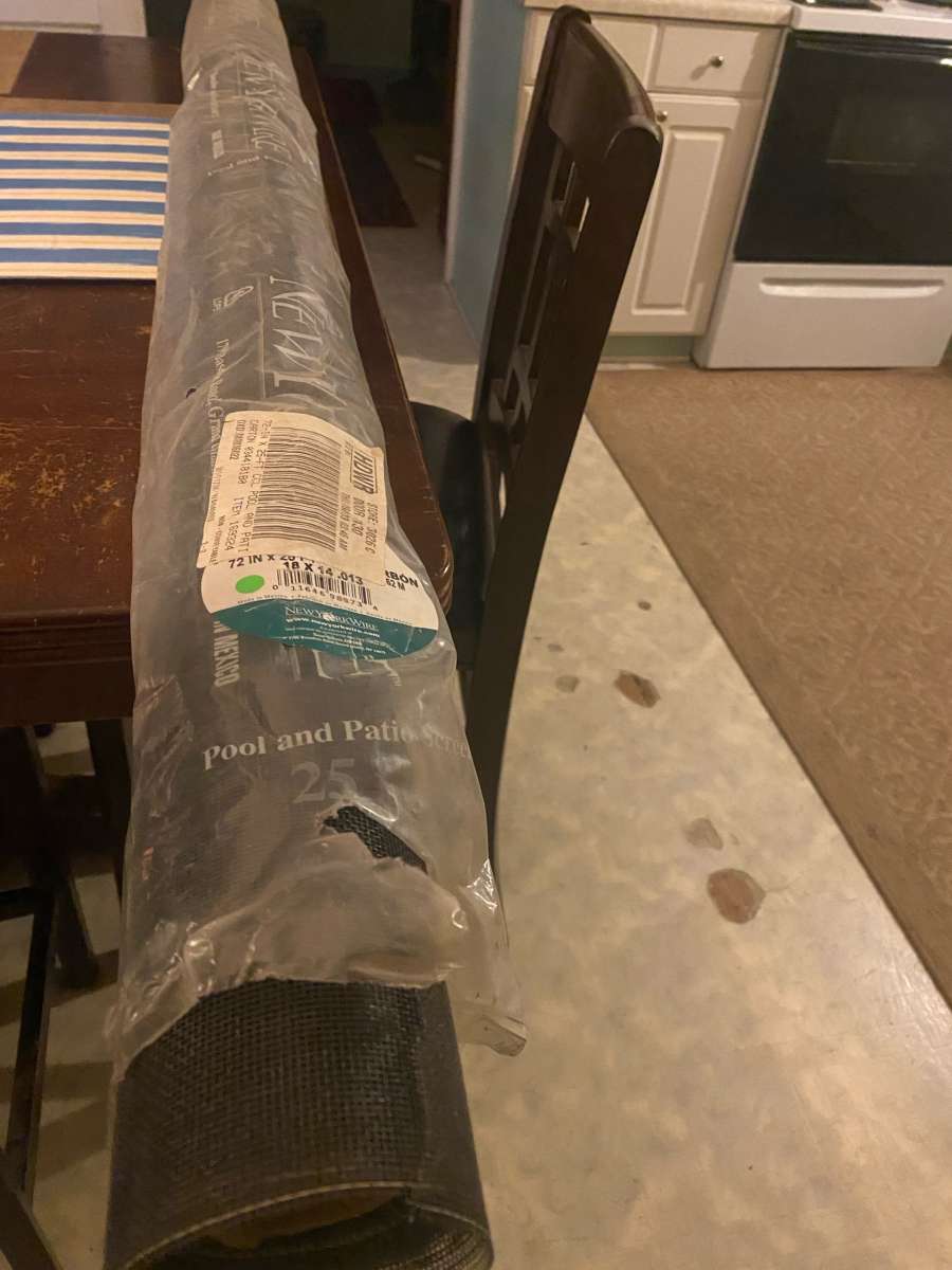 Pool and Patio Mesh Screening 6x25