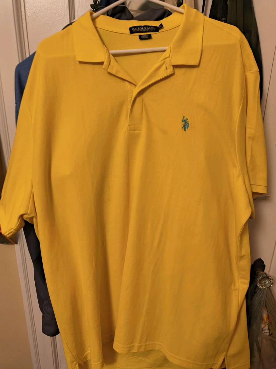 yellow Polo shirt