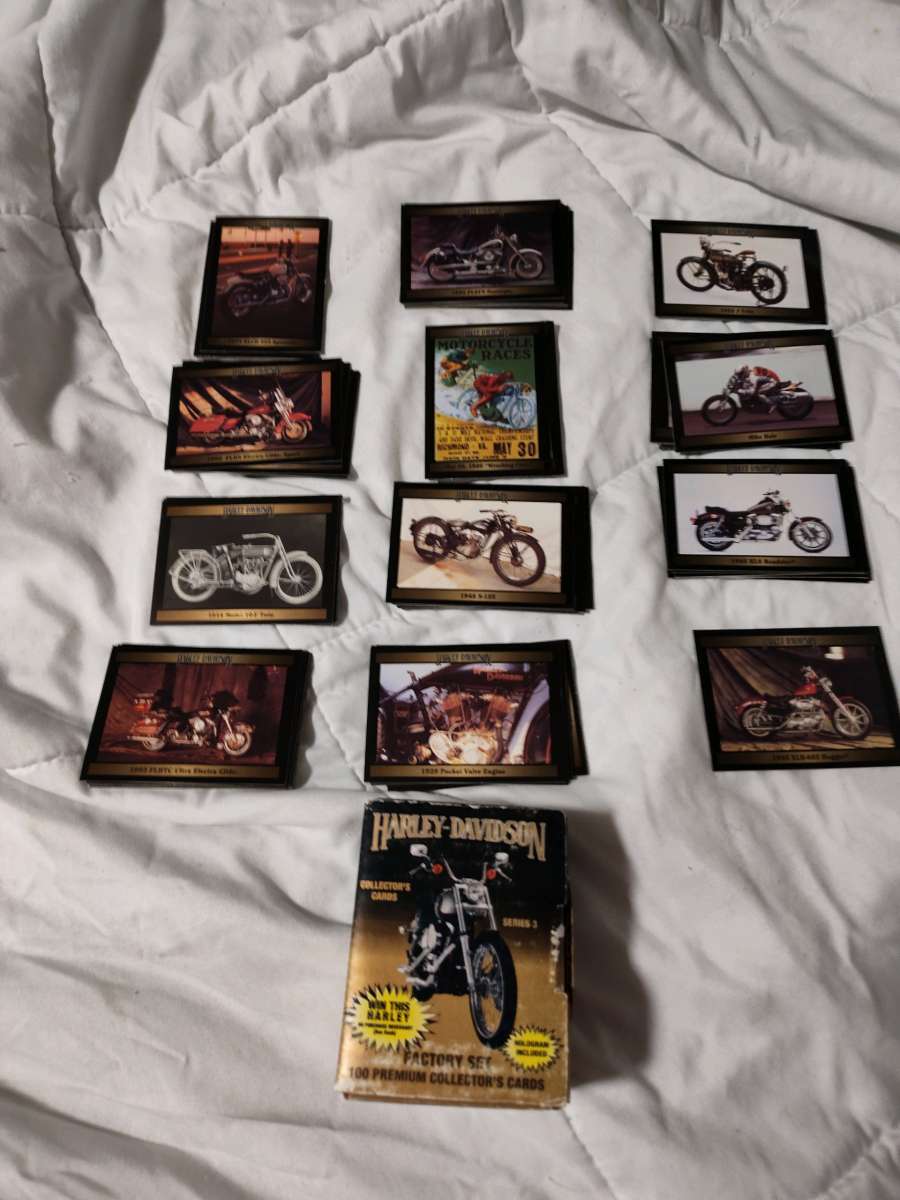 Harley Davidson collector cards