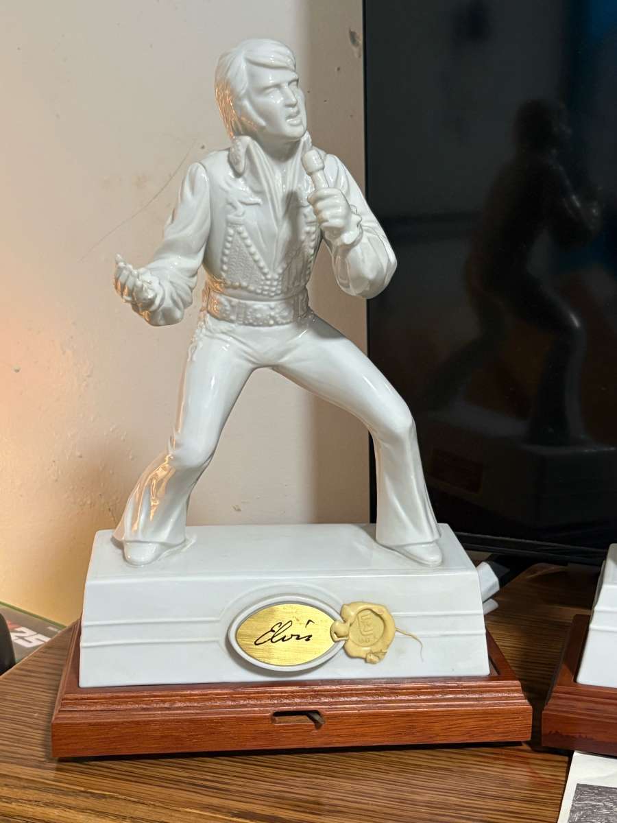 Elvis collected decanters vintage