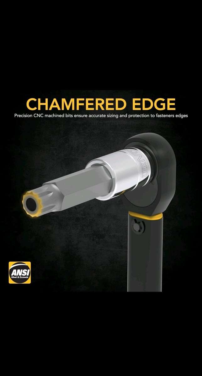 XZN Triple Square Spline Bit Socket SetExtra Long 4Inc10Piec