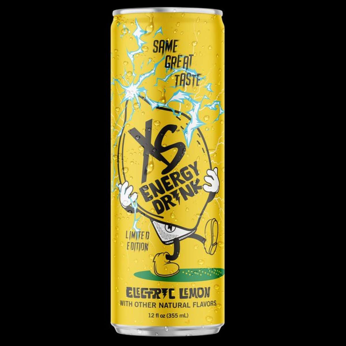 XS Energy Drink 12 oz  Electric Lemon Limited Edition