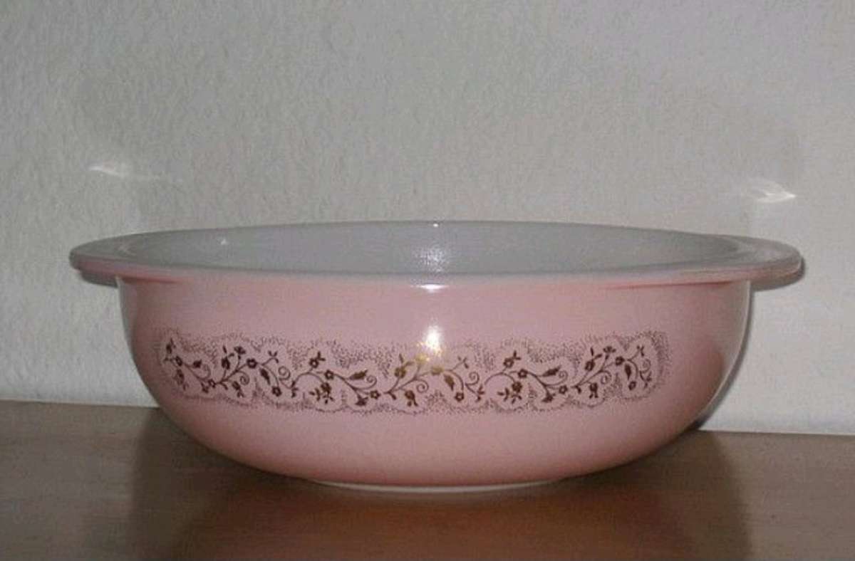 pink pyrex set 45 pieces