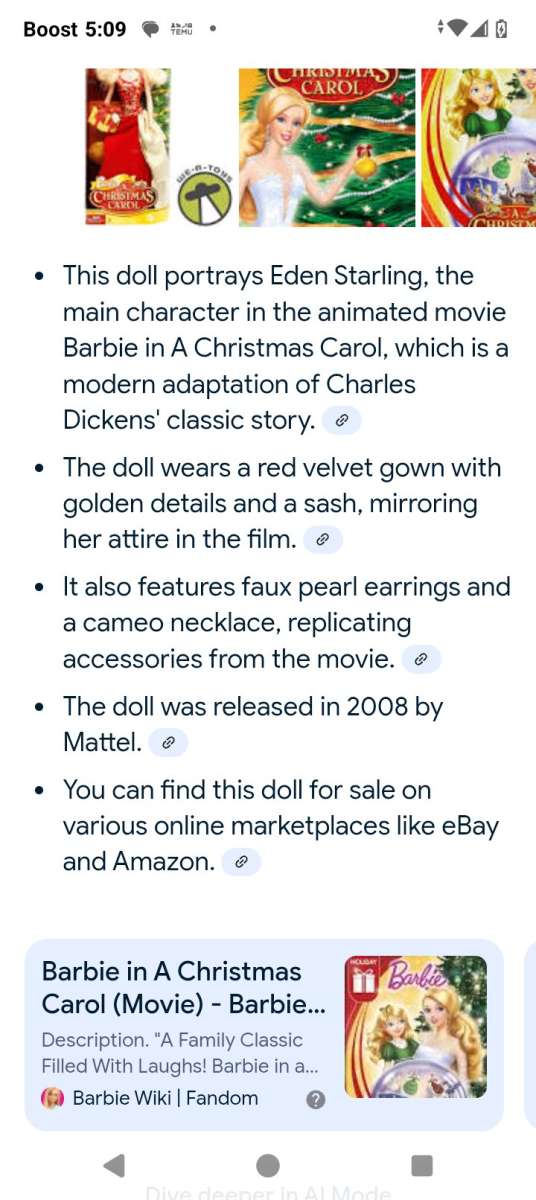 Barbie in a Christmas Carol