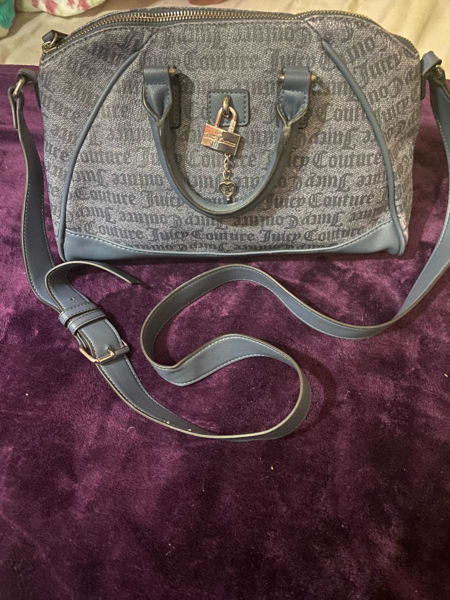 juicy couture denim eastside westside satchel bag