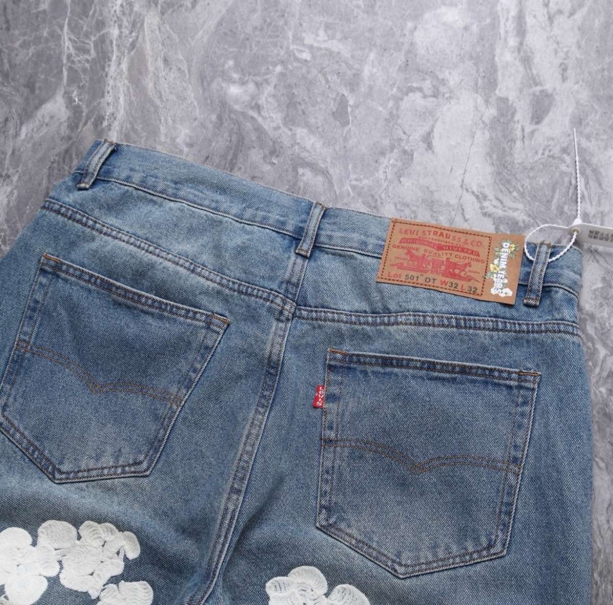 denim shorts