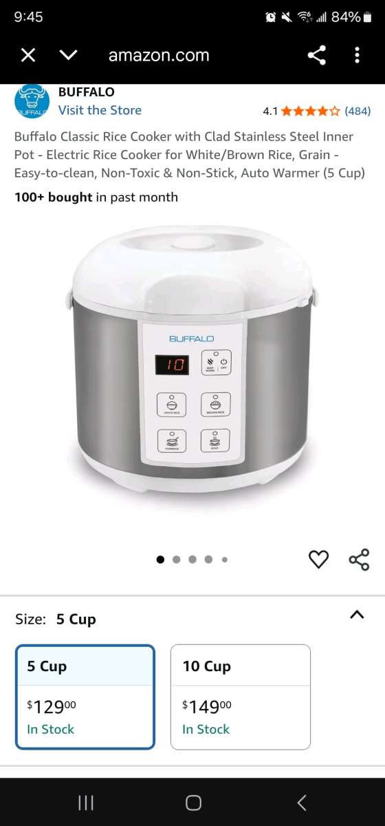 Buffalo Rice Cooker Asias BestSelling Rice Cooker