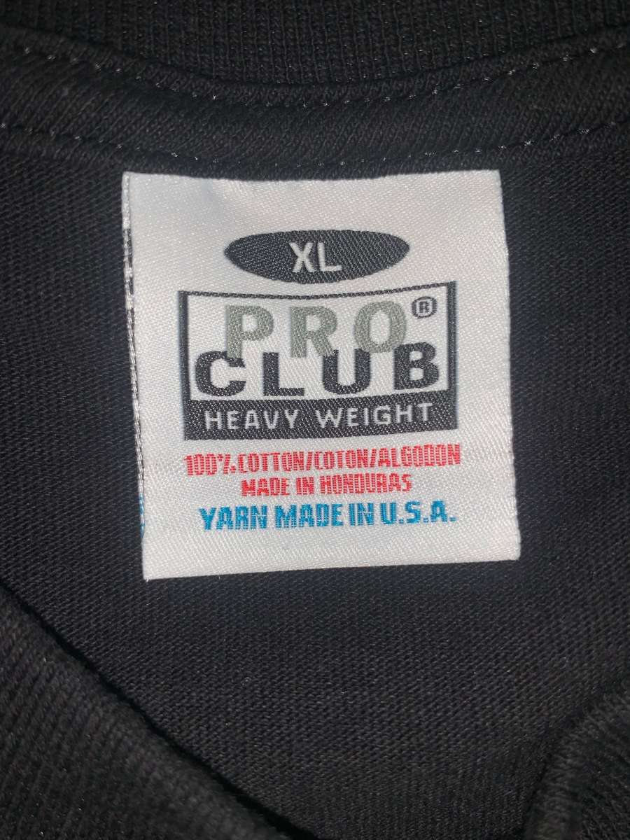 Black Heavy Weight Pro Club Shirts
