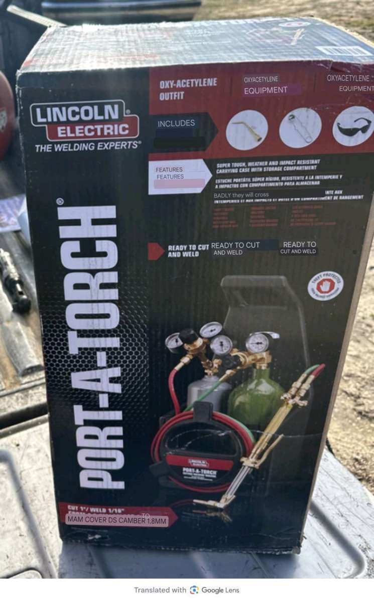 oxyacetylene cutting torch