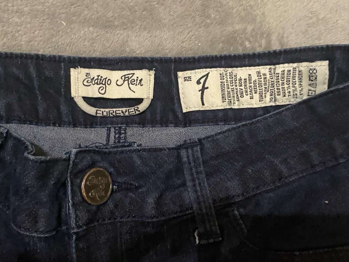 indigo rein denim shorts