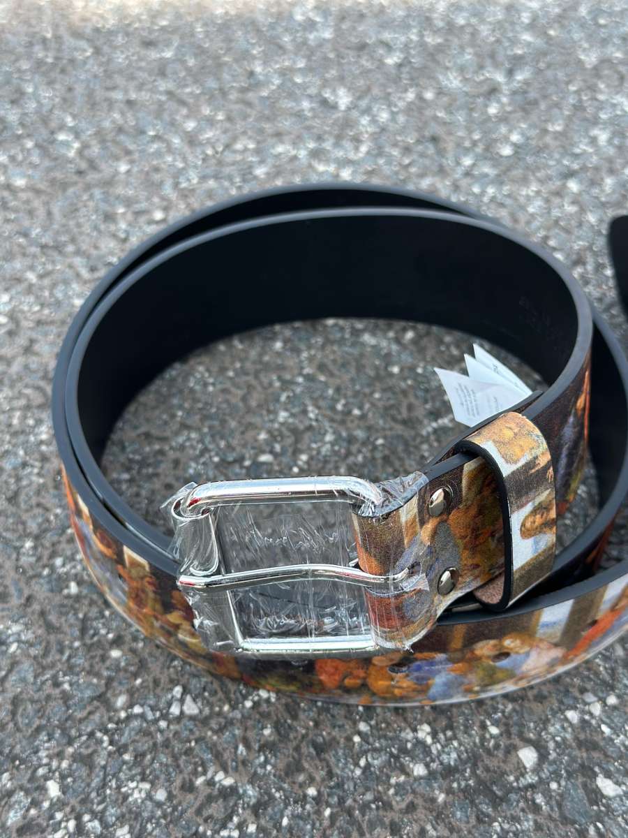 Supreme Last Supper Leather Belt Multicolor