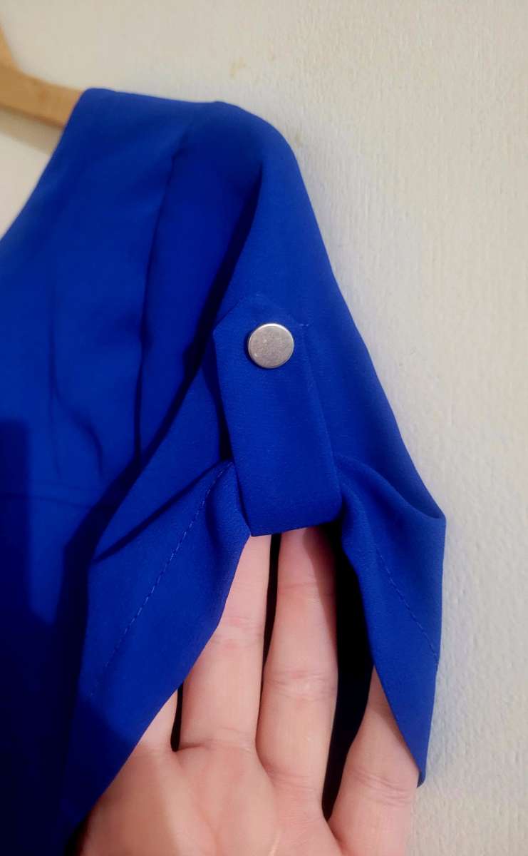 Royal Blue Casual Shrt for Women